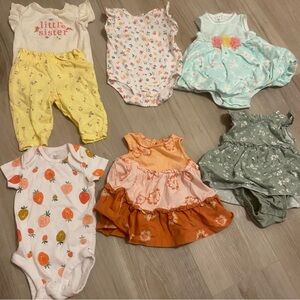 Colorful Baby Girl Clothing lot 3months